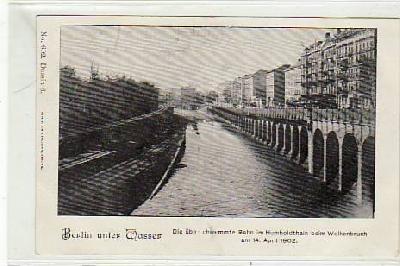 Berlin Wedding Hochwasser Humoldthain 1902