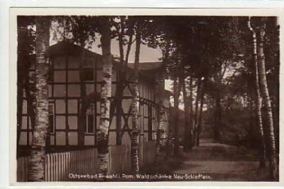 Ostseebad Rewahl Pommern Waldschänke Beu-Schleffein ca 1930