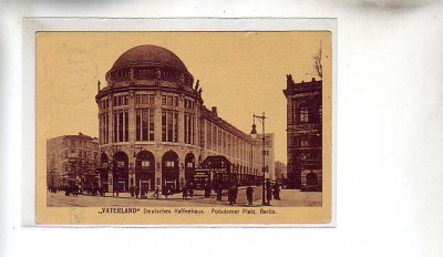 Berlin Mitte Deutsches Kaffeehaus Vaterland Potsdamer Platz 1916