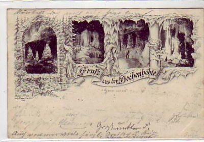 Dechenhöhle Iserlohn Sauerland 1895