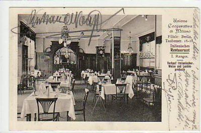 Berlin Mitte Italienisches Restaurant Taubenstraße 1903