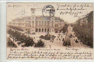 Berlin Moabit-Tiergarten Kriminalgericht 1905