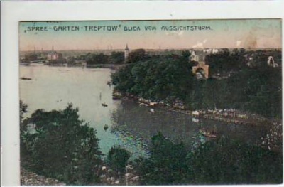 Berlin Treptow Spree-Garten 1913
