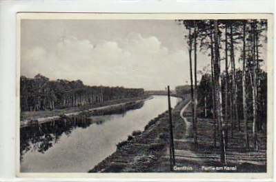 Genthin Partie am Kanal 1931