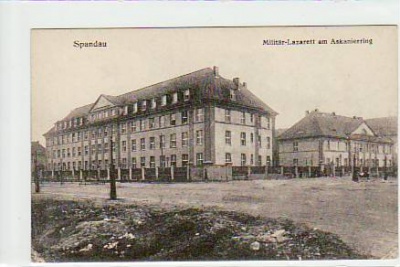 Berlin Spandau Militär Lazarett Askanierring ca 1910