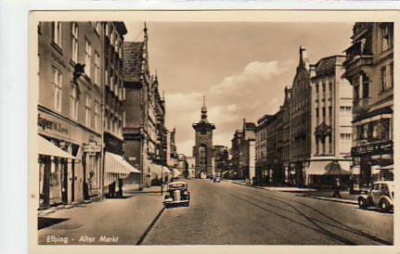 Elbing Westpreussen Alter Markt ca 1938