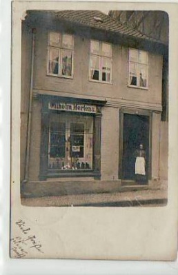 Salzwedel in der Altmark Laden Foto Karte Mertens 1909
