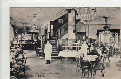 Berlin Kreuzberg Cafe Nagler am Moritzplatz 1915