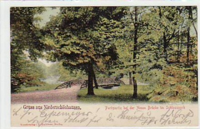 Berlin Niederschönhausen Schlosspark 1909