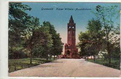 Berlin Grunewald Kaiser Wilehlm Turm ca 1915