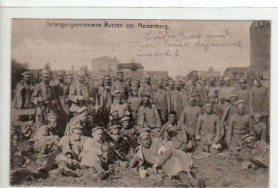 Neidenburg Ostpreussen Gefangene Russen 1914