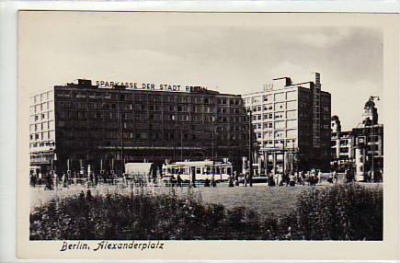Berlin Mitte Alexanderplatz Sparkasse 1955