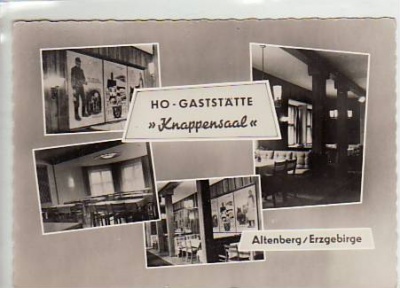 Altenberg im Erzgebirge Gaststätte Knallensaal 1962