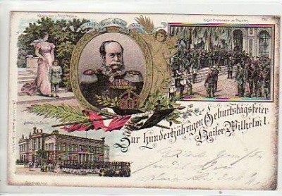 Berlin Mitte Adel,Monarchi Militär vor dem 1.WK Litho 1897
