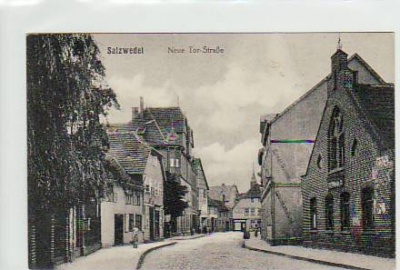 Salzwedel in der Altmark Neue Tor-Straße ca 1915