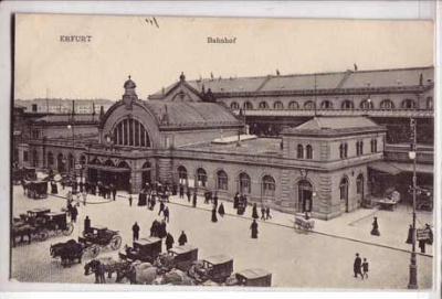 Erfurt Bahnhof 1909