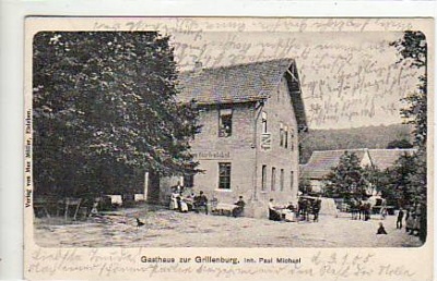 Gasthaus zur Grillenburg bei Sangerhausen 1905