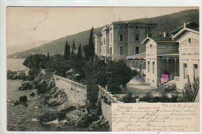 Abbazia Kroatien Quarnero hotel 1905