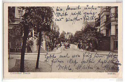 Ostseebad Bansin , Usedom ,Seestraße ca 1925