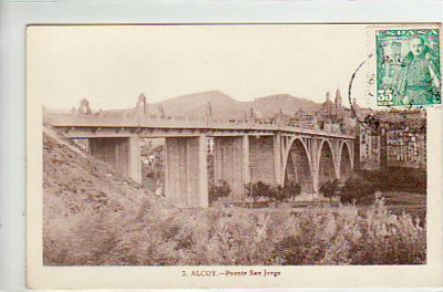 Alcoy Puente 1950 Spanien