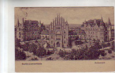 Berlin Lichterfelde Rotherstift 1921