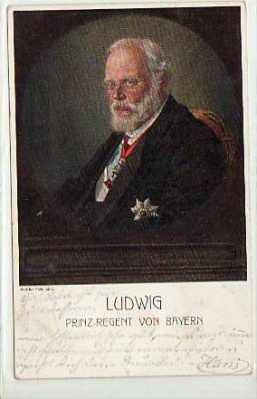 Adel Monarchie Prinzregent Ludwig Königreich Bayern 1913