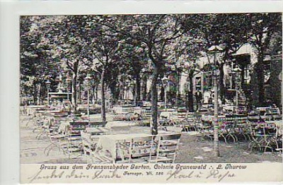 Berlin Grunewald Franzensbader Garten 1909