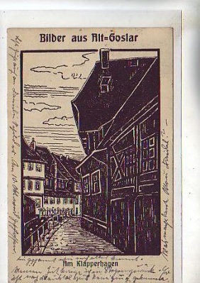 Alt-Goslar im Harz Am Klapperhagen 1921