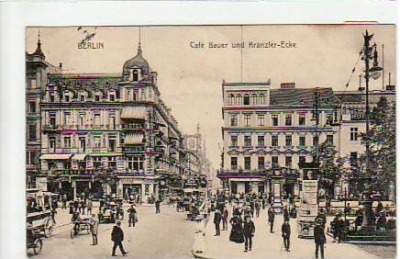 Berlin Mitte Unter den Linden Ecke Friedrichstraße 1914