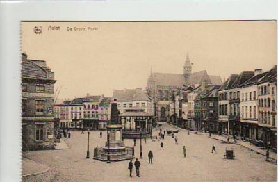 Aalst Belgien De Groote Markt ca 1915