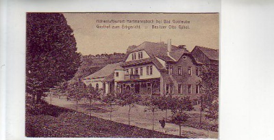 Hartmannsbach bei Bad Gottleuba Gasthof zum Erbgericht 1919