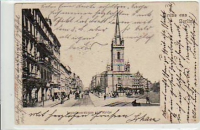 Berlin Kreuzberg Jerusalemstrasse 1904