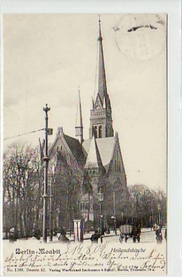 Berlin Moabit Tiergarten Kirche 1902