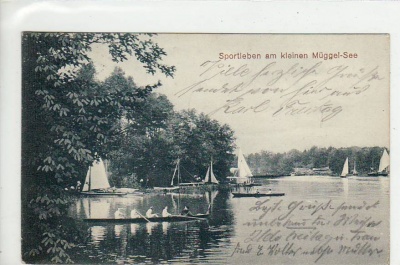 Berlin Müggelsee Rudern Sportleben am See 1914