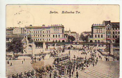Berlin Kreuzberg Hallesches Tor Militär Parade 1914
