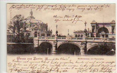Berlin Tiergarten Moltkebrücke 1898