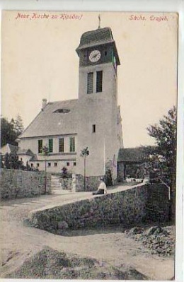 Kurort Kipsdorf Erzgebirge Kirche ca 1910