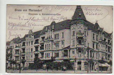 Berlin Mariendorf Chaussee und Kaiserstrasse 1913