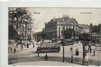 Berlin Mitte Potsdamer Platz Litfaßsäule 1906