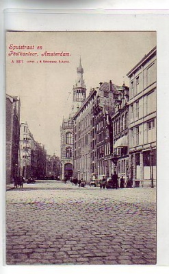 Amsterdam Postamt ca 1910  Niederlande