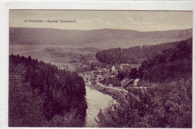 Altenbrak im Harz Unterdorf ca 1910