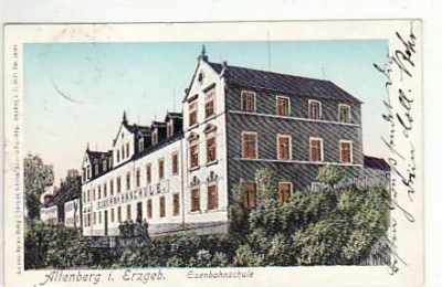 Altenberg im Erzgebirge Eisenbahnschule 1902