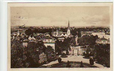 Hanau am Main Blick vom Schloss 1914