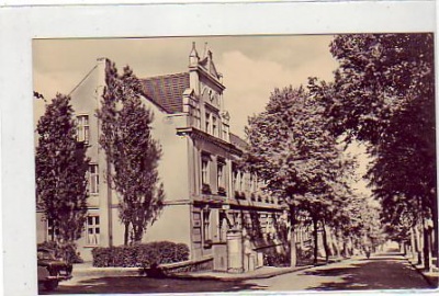 Altentreptow Krankenhaus und Strasse 1962