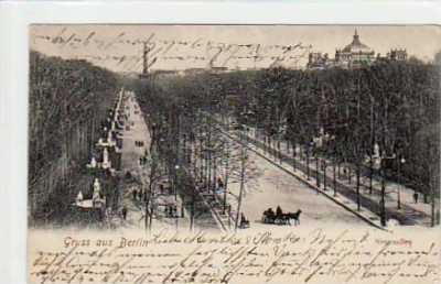 Berlin Tiergarten Siegesallee 1902
