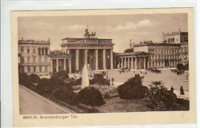Berlin Mitte Brandenburger Tor ca 1925