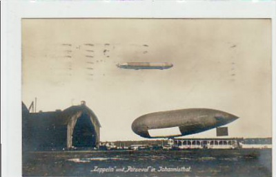 Berlin Treptow-Johannisthal Zeppelin,Parseval-Luftschiff 1915
