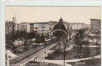 Berlin Schöneberg Hochbahn Bahnhof Nollendorfplatz 1907