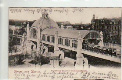 Berlin Schöneberg Hochbahn Bahnhof Nollendorfplatz 1903