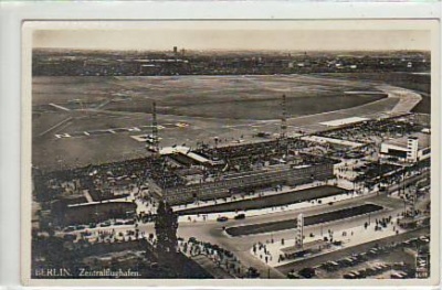 Berlin Tempelhof Flughafen Luftbild 1936